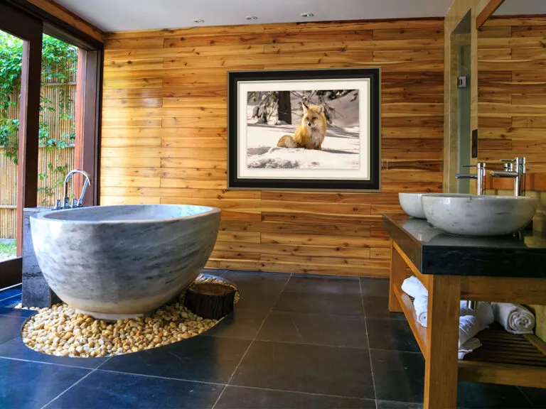 Art Placer Sitting Fox-1200